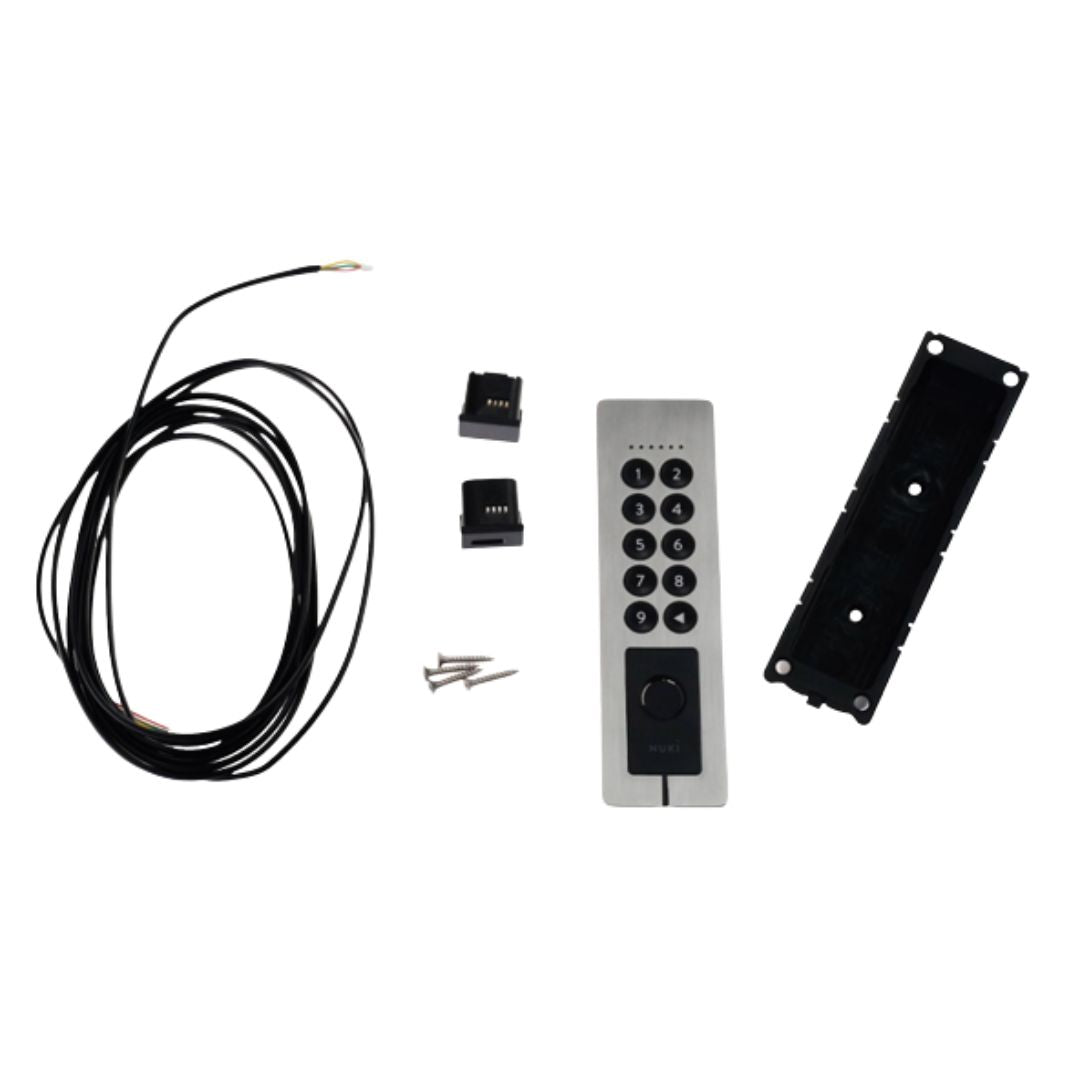 Conheça o Nuki Keypad 2 Pro, um dispositivo de controlo de acesso feito para abrir tua porta de forma rápida e segura, permitindo a utilização de impressões digitais ou de códigos de acesso.
