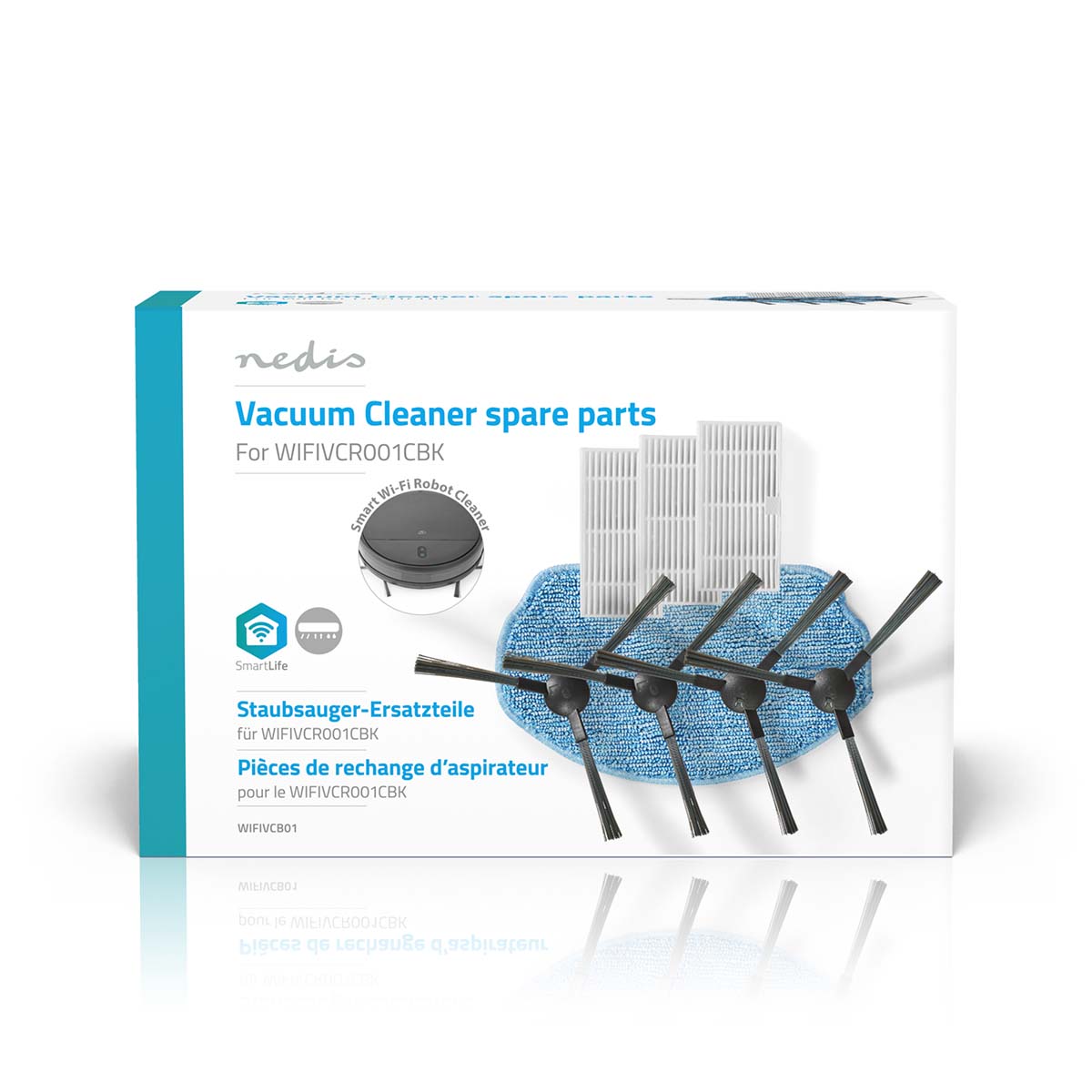 Nedis Robô aspirador Smart Wifi: Peças sobressalentes de qualidade para um aspirador sempre pronto a funcionar.