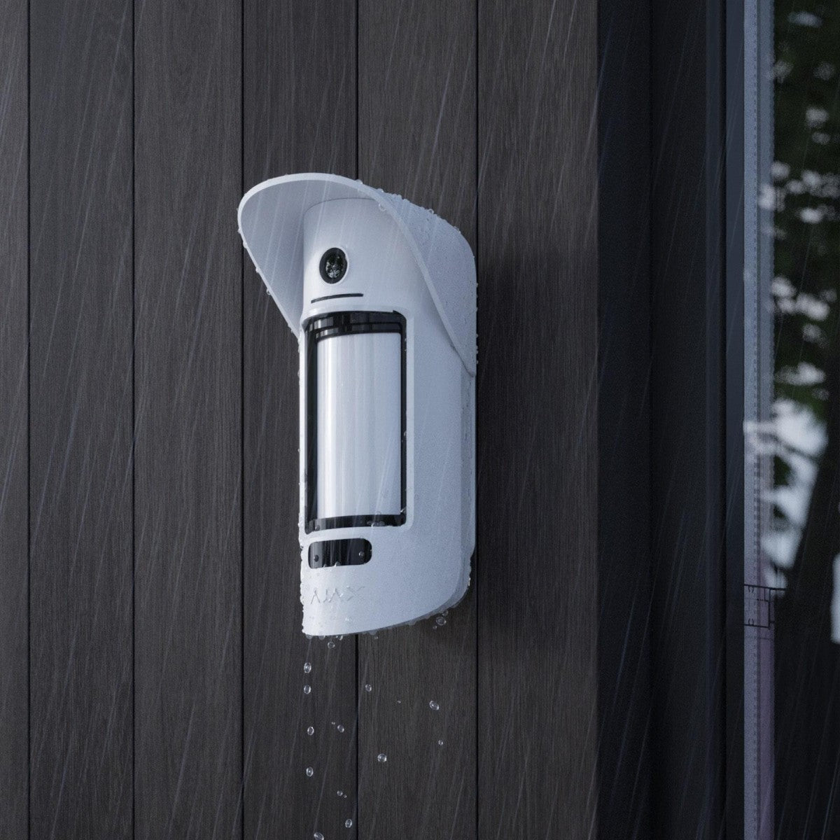 Ajax MotionCam Outdoor: Detector externo com precisão de movimento. Possui Sistema Automático de Deteção de Intrusão e Roubo (SADIR).