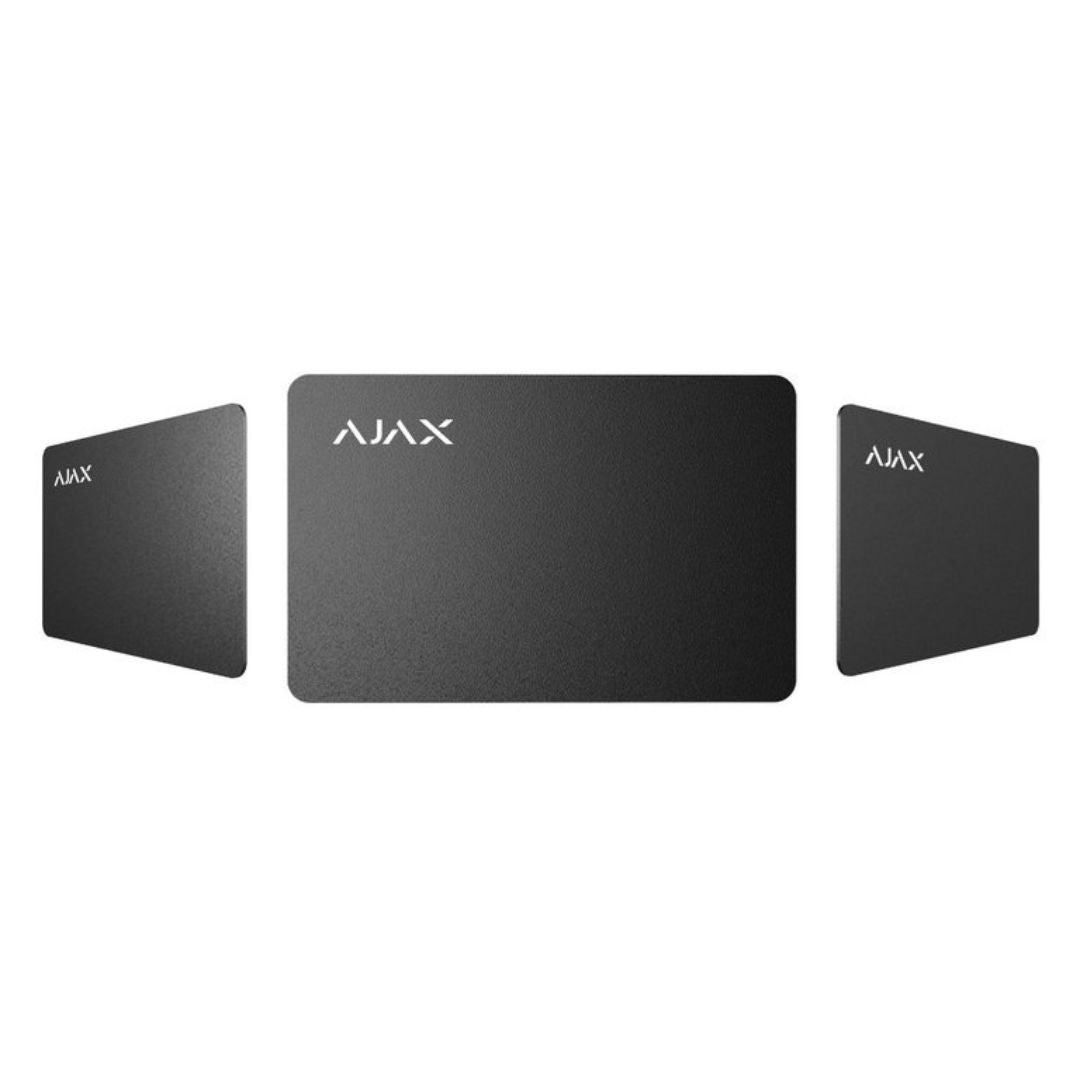 O Cartão de Proximidade ID RFID SADIR MIFARE DESFire 13.56MHz, compatível com o Ajax KeyPad Plus - preto (Ajax PASS B), oferece segurança e controle de acesso