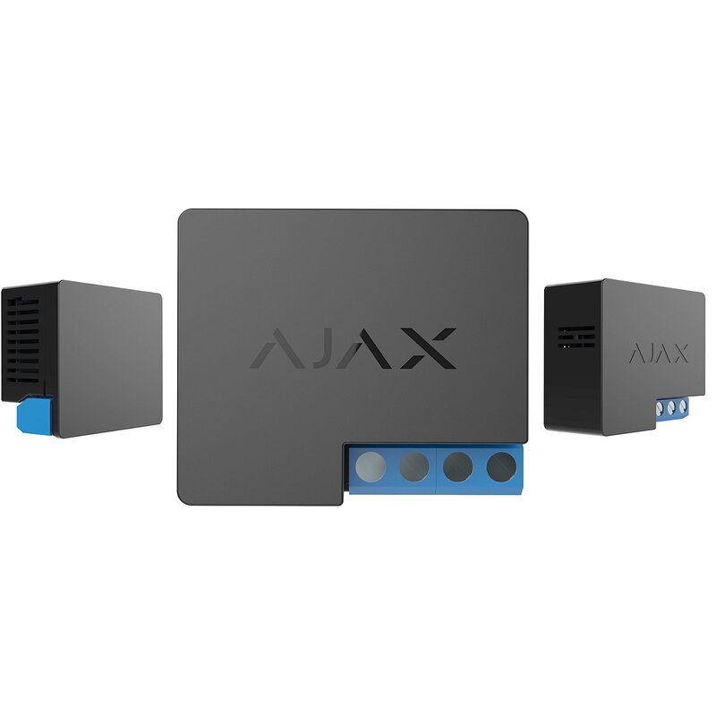 O Relé 7-24VDC de Controlo Remoto Ajax é essencial em sistemas de segurança, permitindo controlo remoto sem fios de dispositivos eletrónicos.