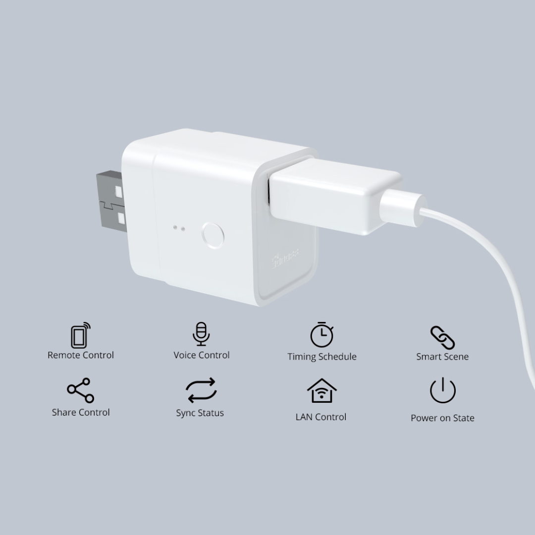 Sonoff Adaptador USB 5V Inteligente WiFi - Smartify - Casa Inteligente - Smart Home - Domotica - Casas Inteligentes