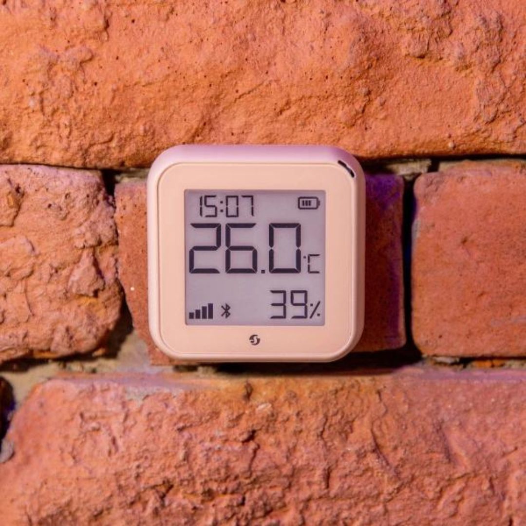 Sensor Shelly: temperatura/humidade, automação via app, novo chip eficiente, conexão USB-C, 4 pilhas AA, montagem na parede, servidor Web, Wi-Fi.