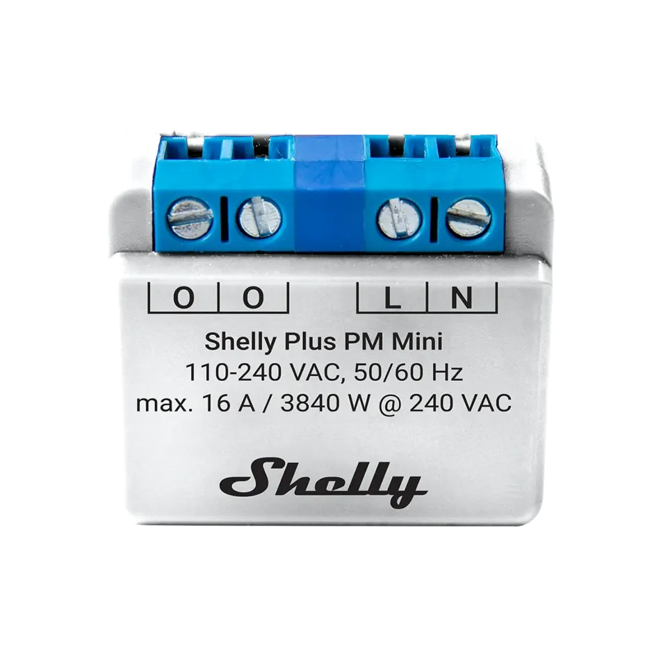 Shelly Plus PM Mini: Monitorização e Controlo de Energia sem Complicações