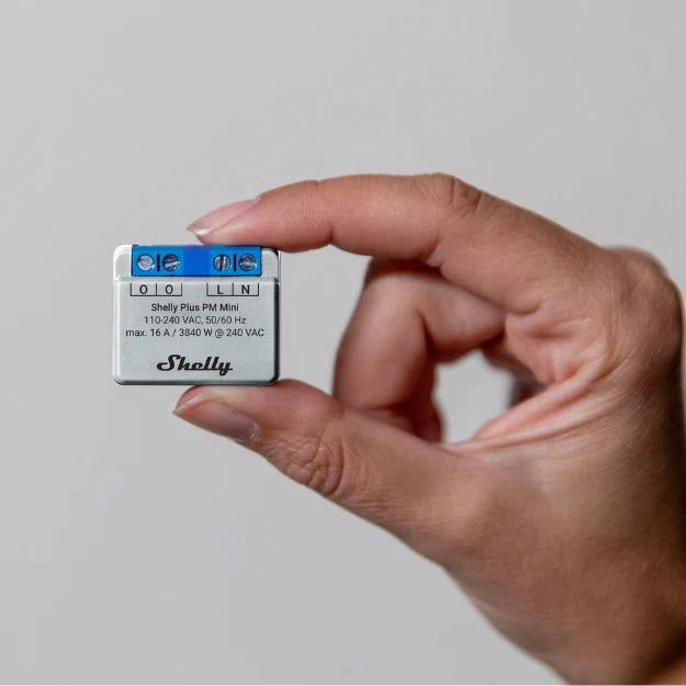 Shelly Plus PM Mini: Monitorização e Controlo de Energia sem Complicações