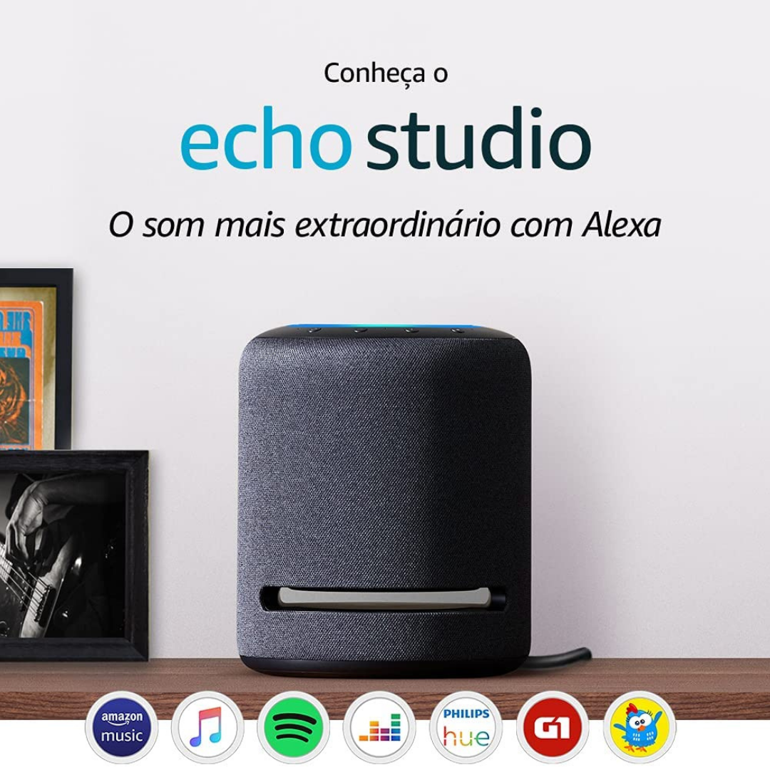 Amazon Alexa Echo Studio - Smartify - Casa Inteligente - Smart Home - Domotica - Casas Inteligentes
