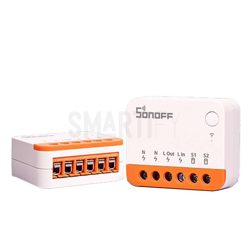 Sonoff Mini R4 Relé Inteligente para Interruptor Wifi: Controlo através do smartphone.