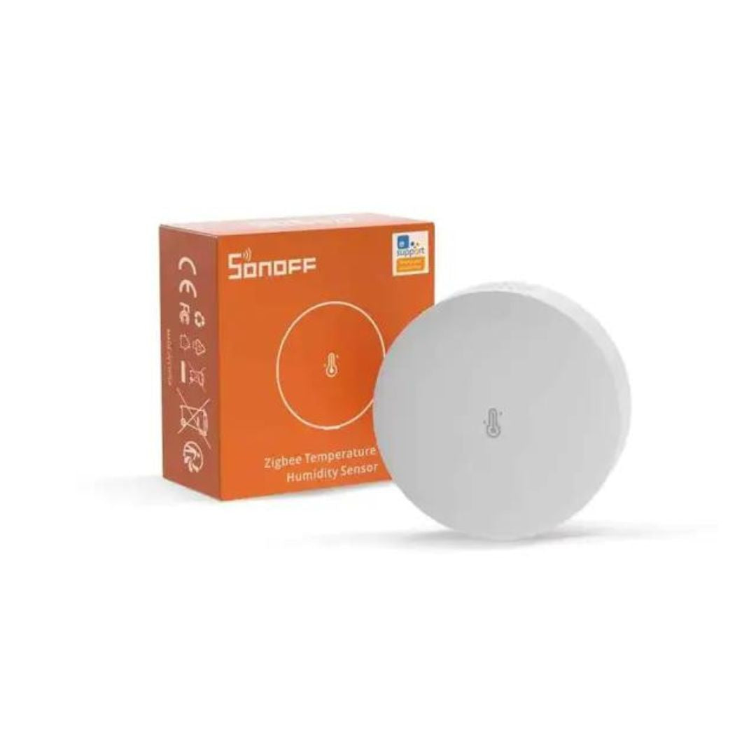 Conheça o SNZB-02P, um sensor de temperatura e humidade alimentado por uma pilha, com uma durabilidade de até 4 anos. Com suporte ao protocolo Zigbee 3.0, é compatível com vários gateways.