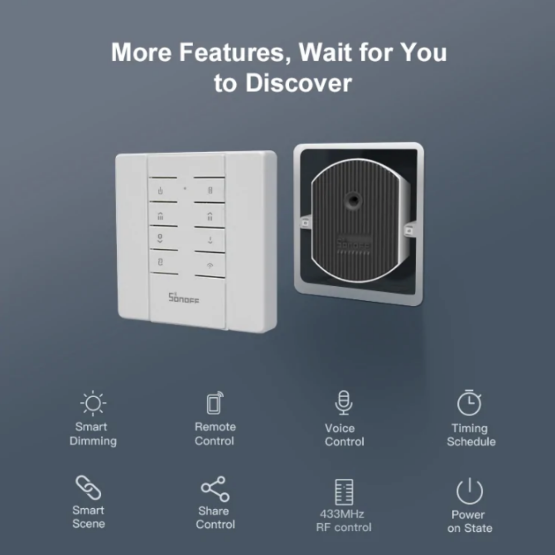 Sonoff Dimmer de Luz Inteligente - Smartify - Casa Inteligente - Smart Home - Domotica - Casas Inteligentes