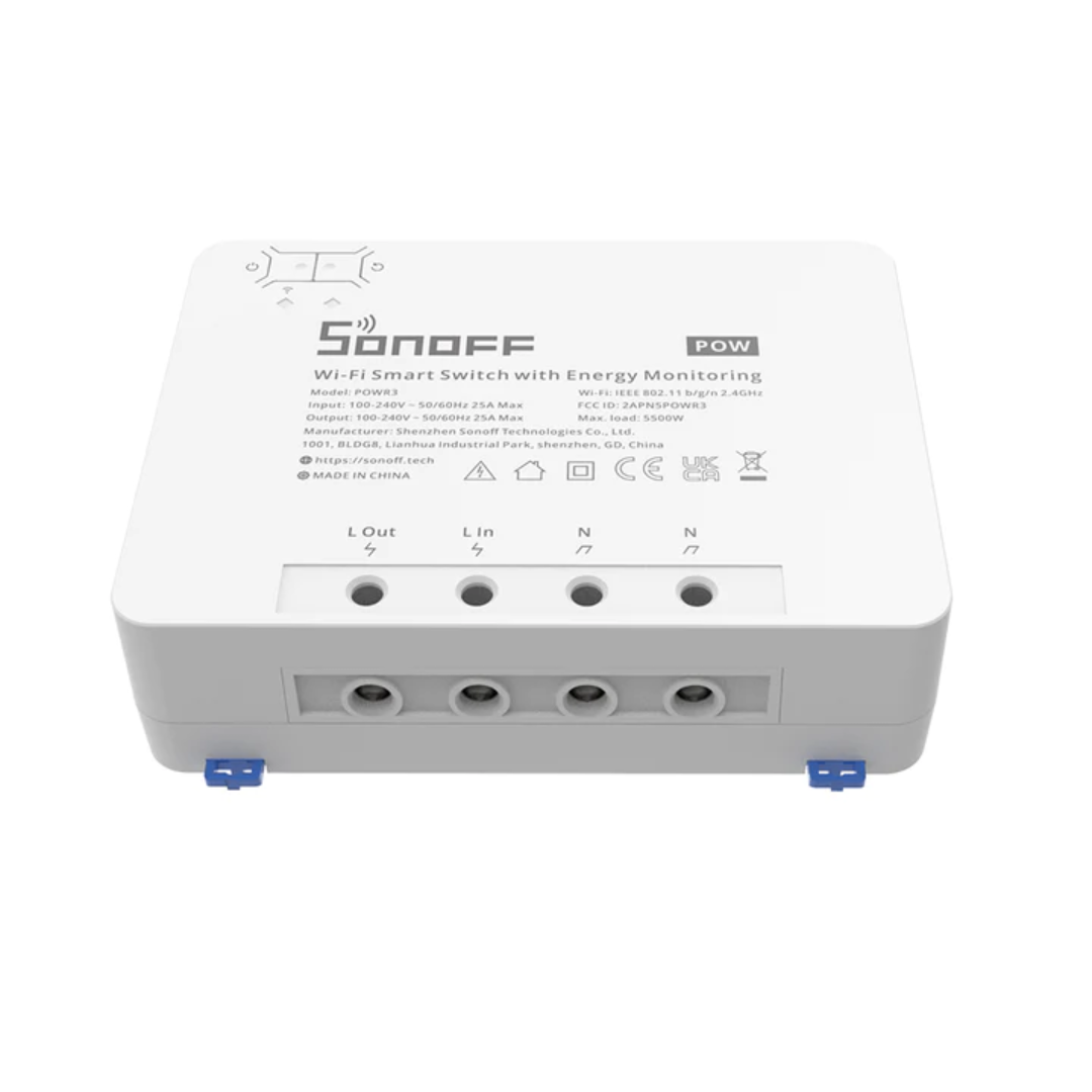 Sonoff Pow R3 - Módulo de Alta potência c/ medição de energia - Smartify - Casa Inteligente - Smart Home - Domotica - Casas Inteligentes
