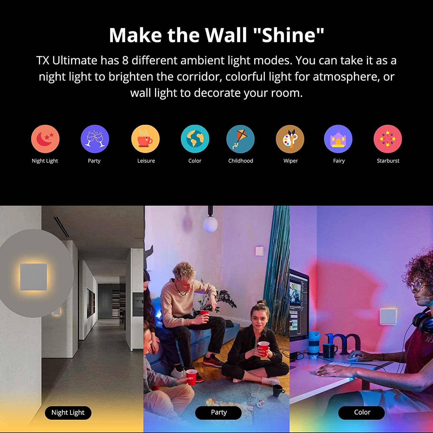 Sonoff TX ULTIMATE Interruptor Inteligente de 2 botões Wifi Branco: Funciona com assistentes virtuais como Amazon Alexa e Google Assistant.