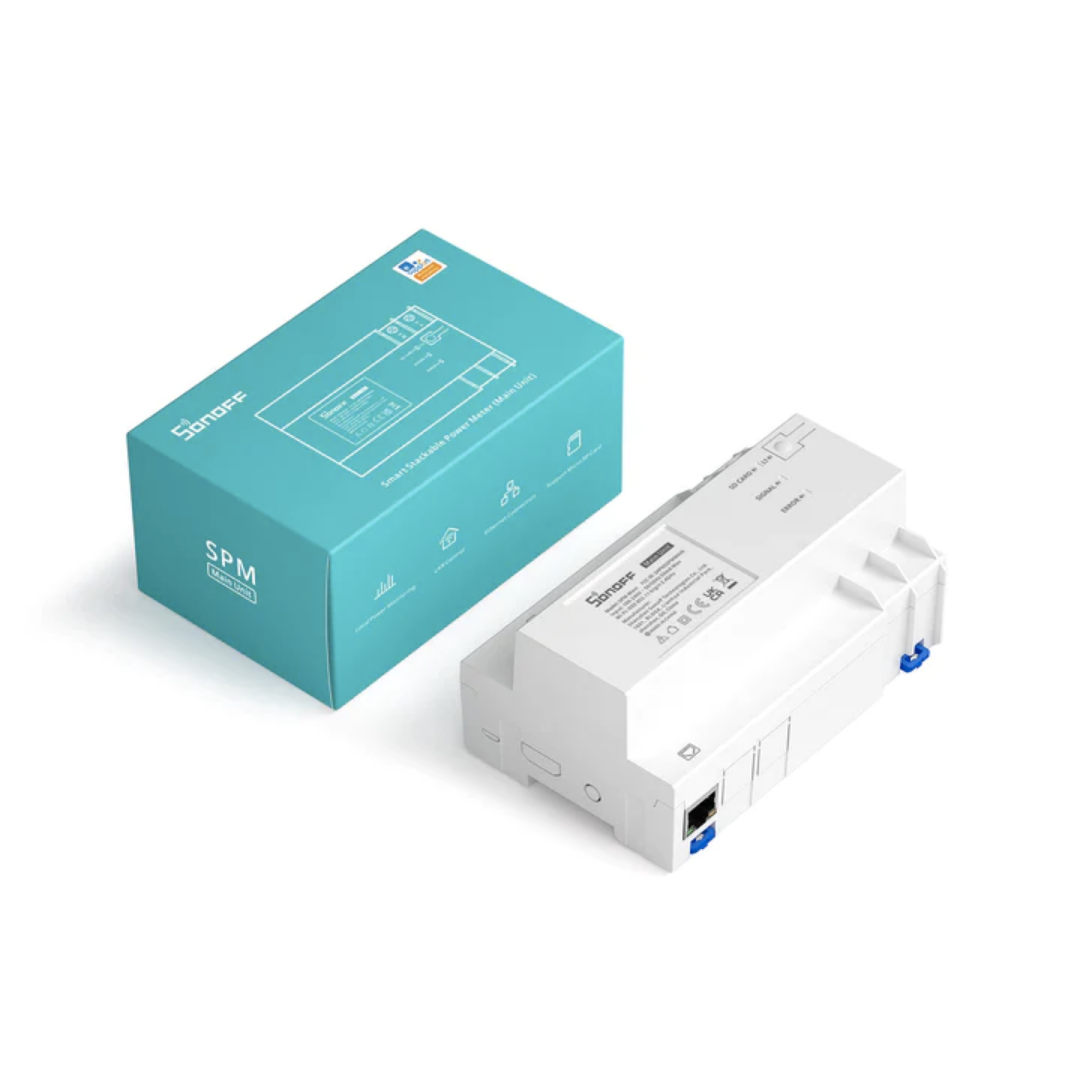 Sonoff SPM MAIN - Medidor de energia empilhável inteligente - Smartify - Casa Inteligente - Smart Home - Domotica - Casas Inteligentes