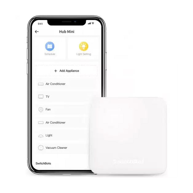 SwitchBot Hub Mini Wifi Branco utiliza com o teu assistente virtual amazon alexa ou google assistant