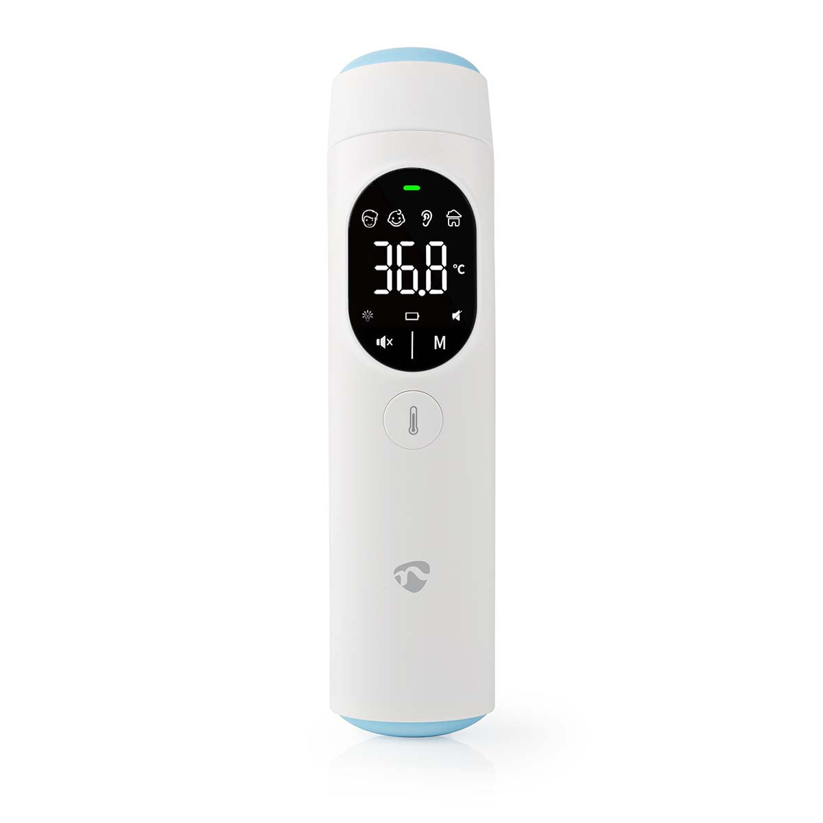 Termómetro de infravermelhos Nedis SmartLife Ecrã LED | Orelha / Testa | Branco
