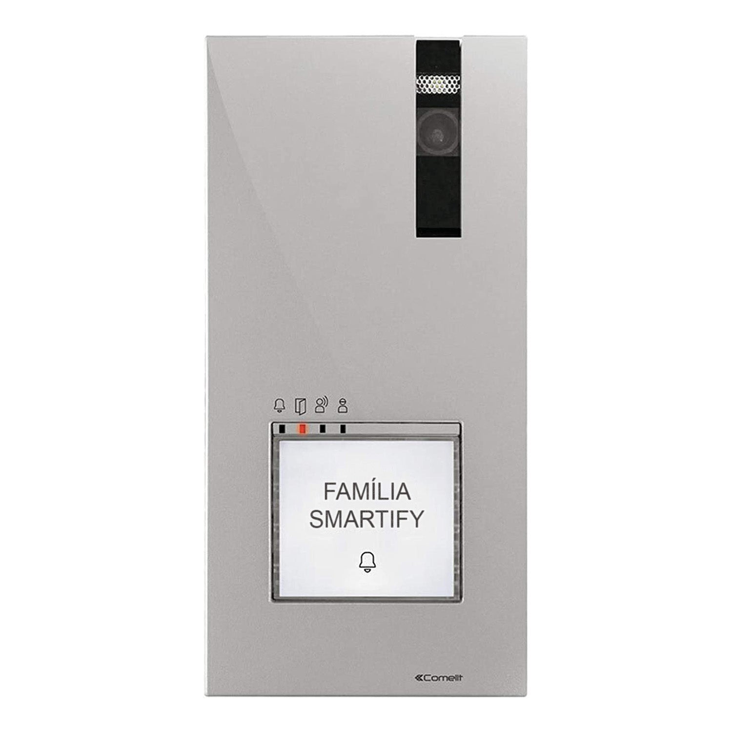 Comelit 8451V Quadra 4893M Kit vídeoporteiro com até 4 monitores visão nocturna reconhecimento facial wifi inteligente controlar remotamente