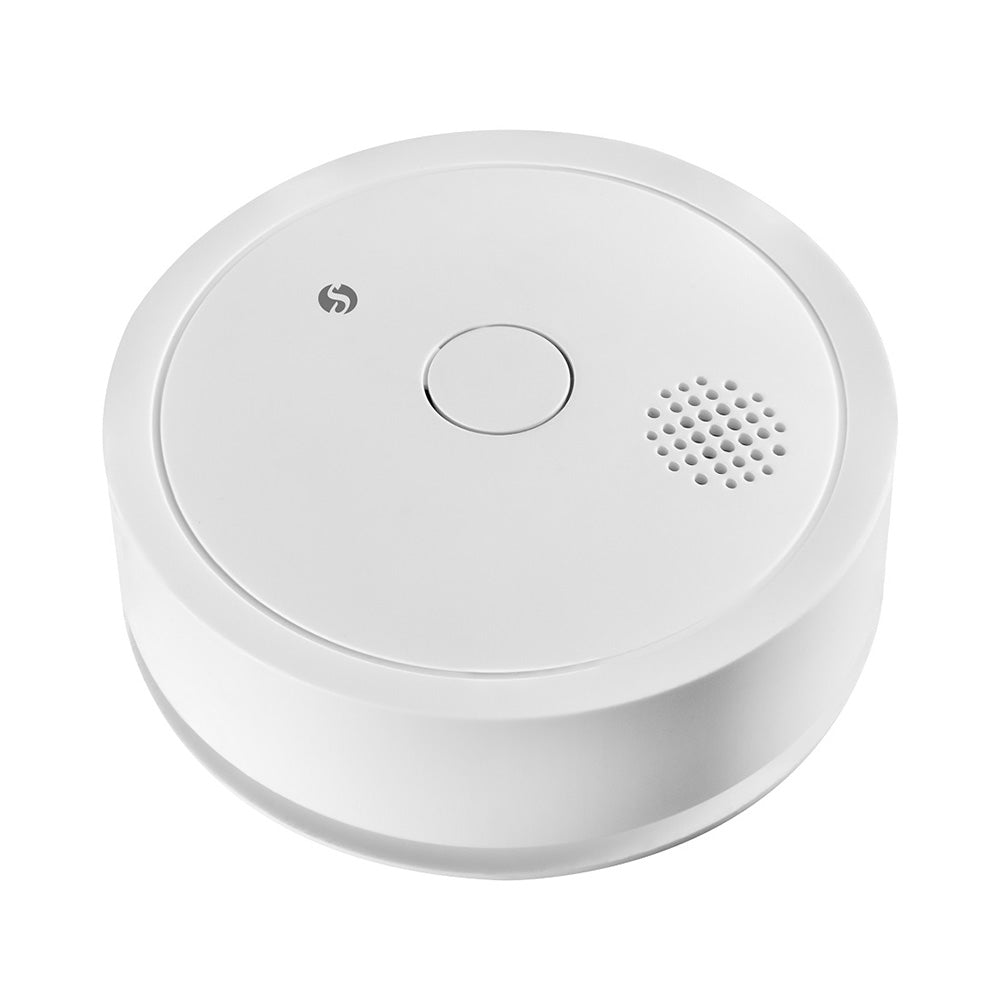 Shelly Plus Detetor de fumo com sensor fotoelétrico e sensor de temperatura recebe notificação no teu telemóvel onde quer que estejas