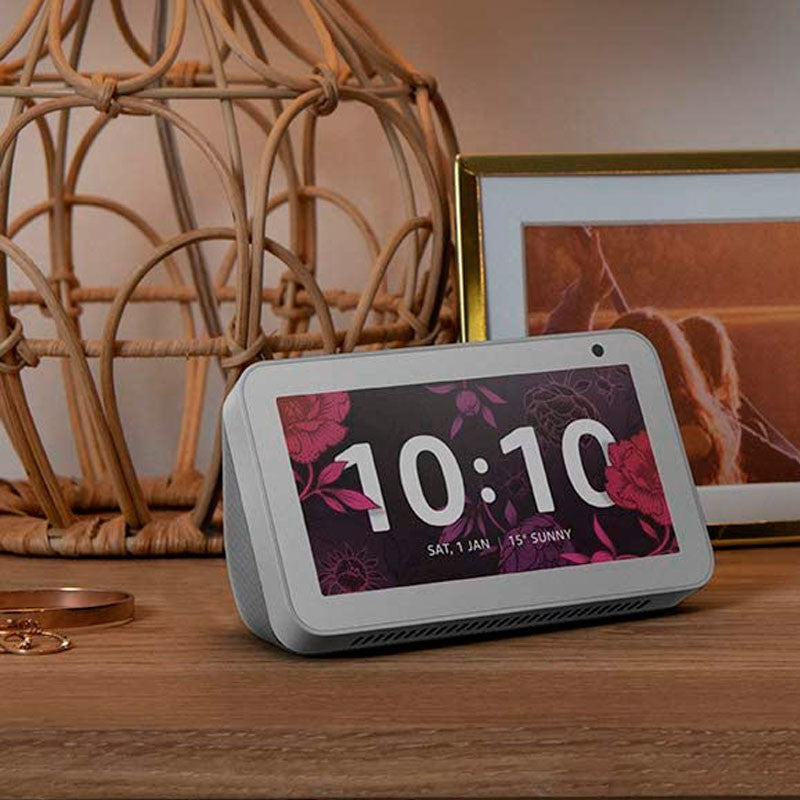 Amazon Alexa Echo Show 5 Branco Sandstone (Geração 1) - Smartify - Casa Inteligente - Smart Home - Domotica - Casas Inteligentes