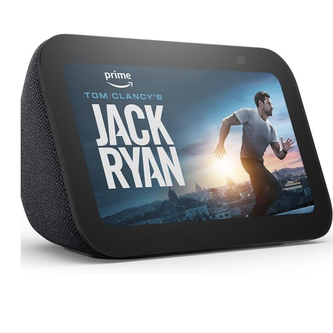 Amazon Alexa Echo Show 5 (Geração 3) Preto Wifi: Câmara integrada de 2 MP para conexões visuais.