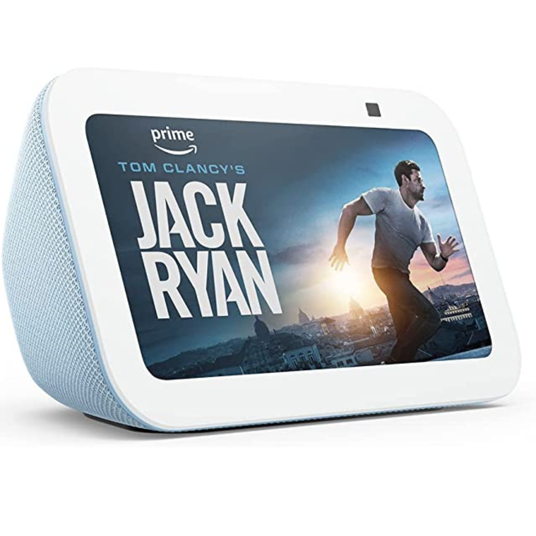 Amazon Alexa Echo Show 5 (Geração 3) azul nuvem Wifi: Comandos de voz para conveniência.