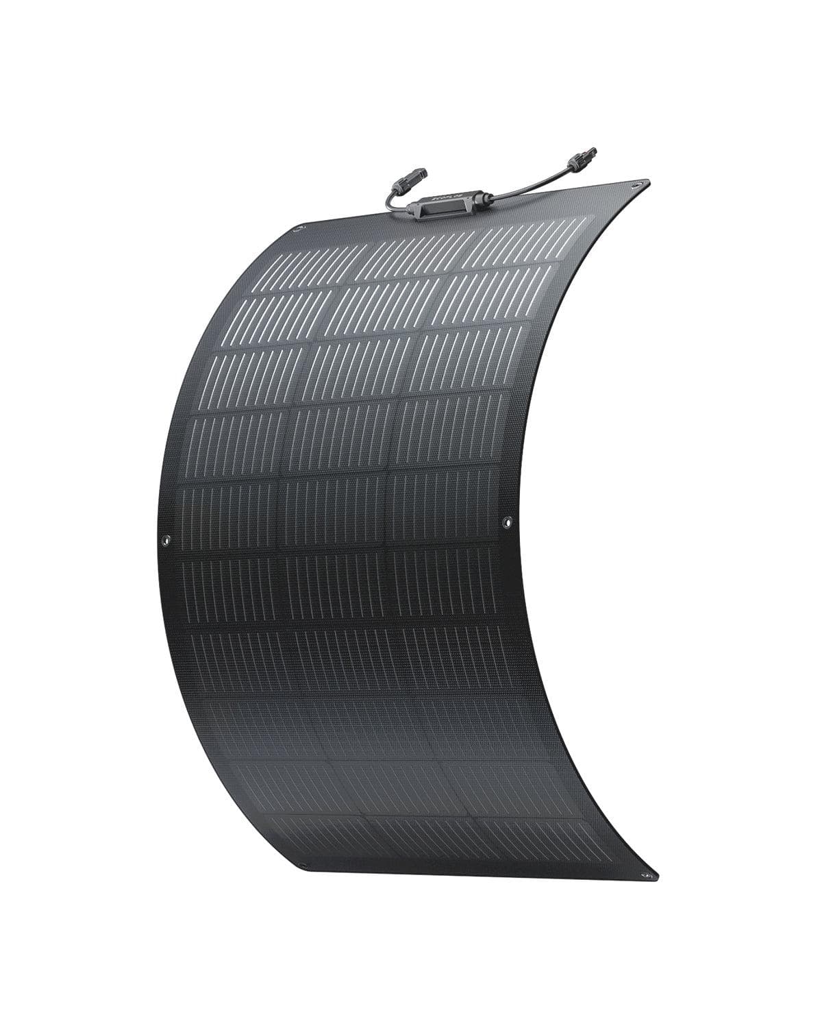 EcoFlow Painel solar flexível 100W: design ultrafino e flexível até 30 graus
