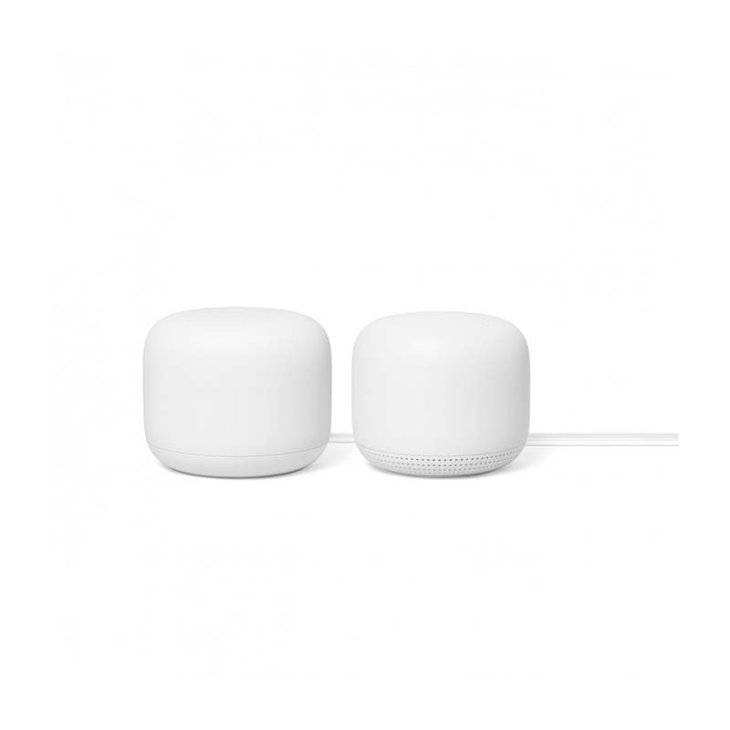 Google Nest WiFi Router MESH + Access Point Dual-Band (2,4 GHz / 5 GHz) Gigabit Ethernet (Branco) - Smartify - Casa Inteligente - Smart Home - Domotica - Casas Inteligentes