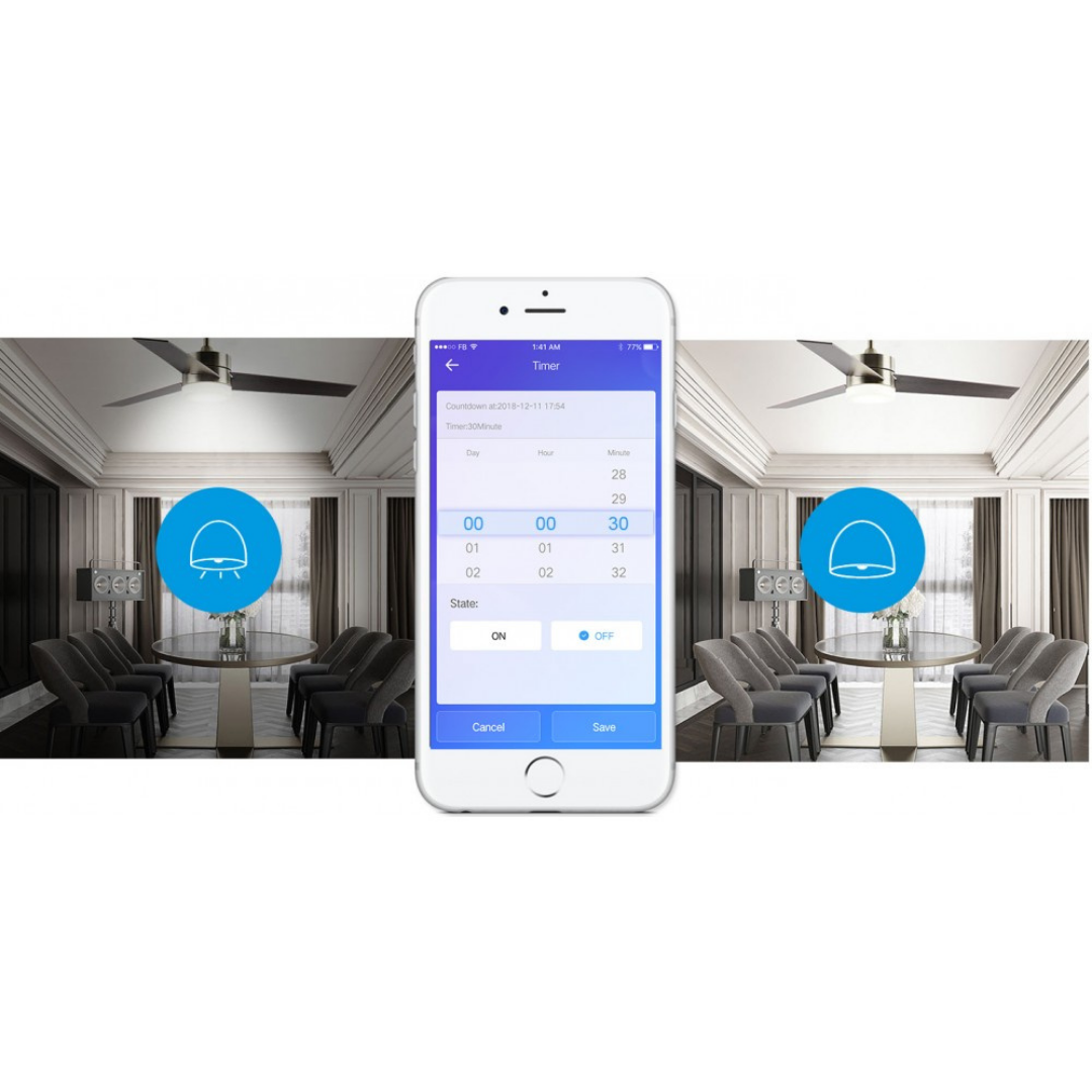 Sonoff iFan04-H - Controlador de ventoinha inteligente com RM433 - Smartify - Casa Inteligente - Smart Home - Domotica - Casas Inteligentes