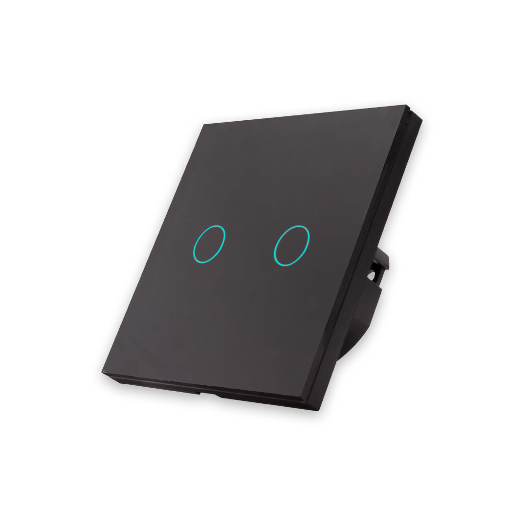 Interruptor Inteligente de Luz WiFi 2 botões Smartify - Preto - Smartify - Casa Inteligente - Smart Home - Domotica - Casas Inteligentes
