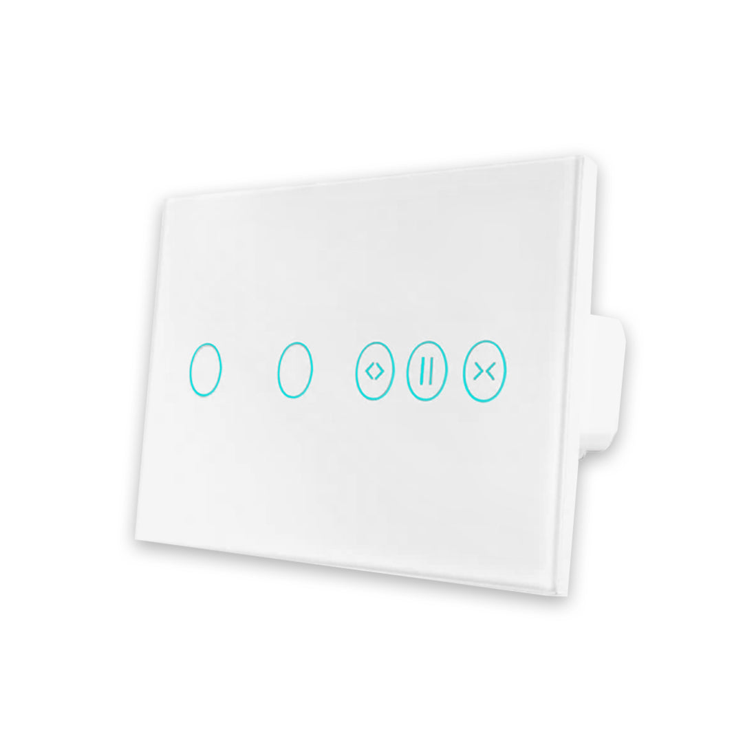 Interruptor de Luz + Interruptor de Estores Duplo Inteligente WiFi Smartify - Branco - Smartify - Casa Inteligente - Smart Home - Domotica - Casas Inteligentes