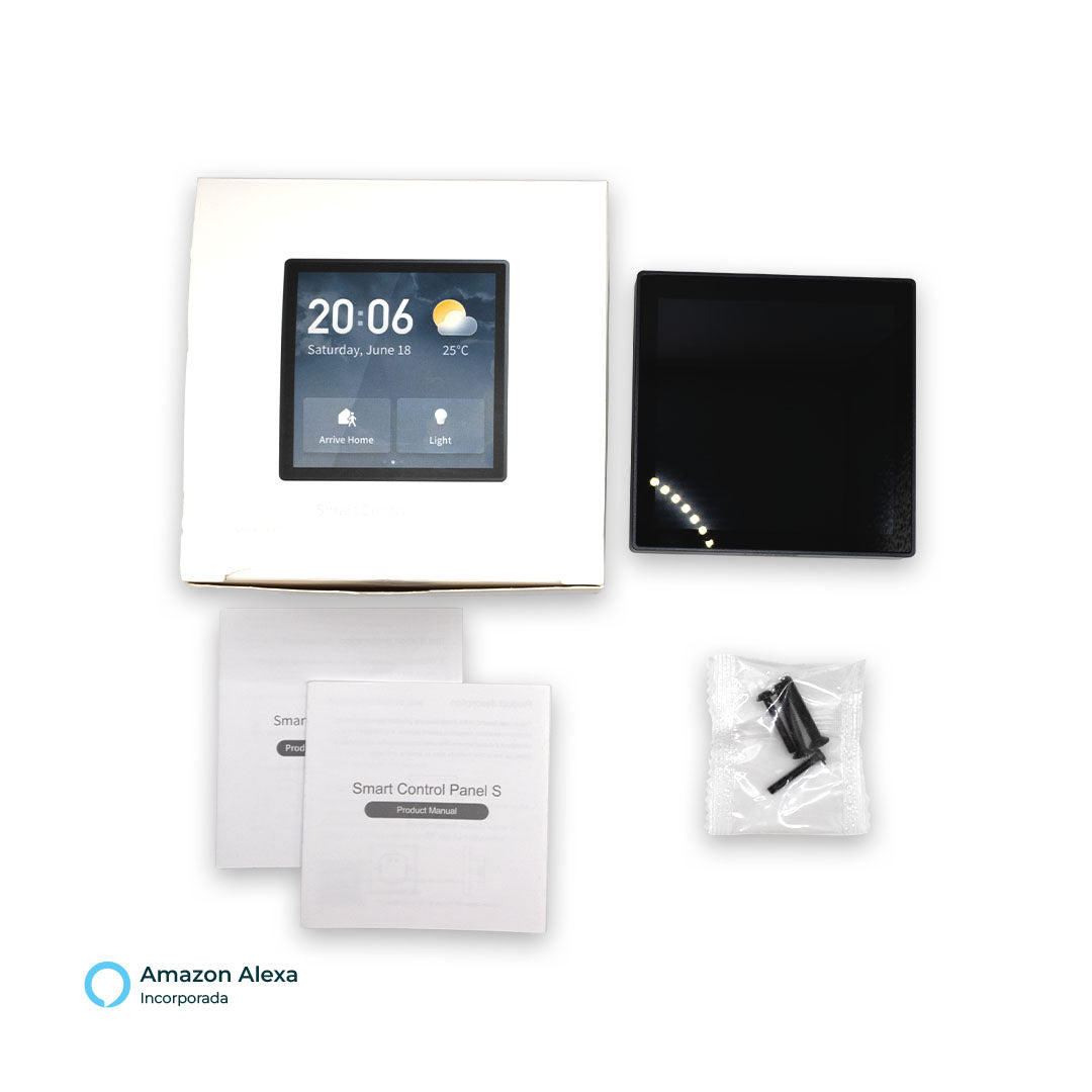 Smartify Painel de Controlo Inteligente Zigbee Wifi: Hub incorporado para integração de até 100 dispositivos Zigbee.