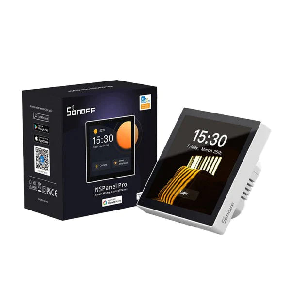 Sonoff NSPanel Ecrã Multifunções Inteligente wifi e zigbee branco: Personaliza horários e temporizadores para automatizar tarefas
