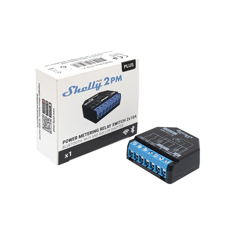 Shelly 2PM Plus - Módulo WiFi/BT - Smartify - Casa Inteligente - Smart Home - Domotica - Casas Inteligentes