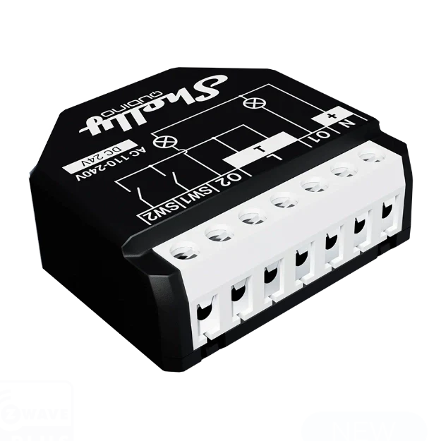 Shelly Qubino Z-Wave 2PM - Módulo Z-Wave