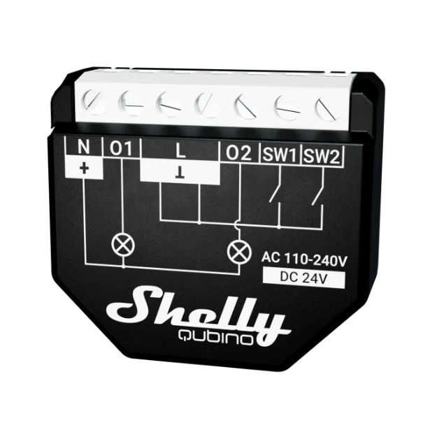 Shelly Qubino Z-Wave 2PM - Módulo Z-Wave
