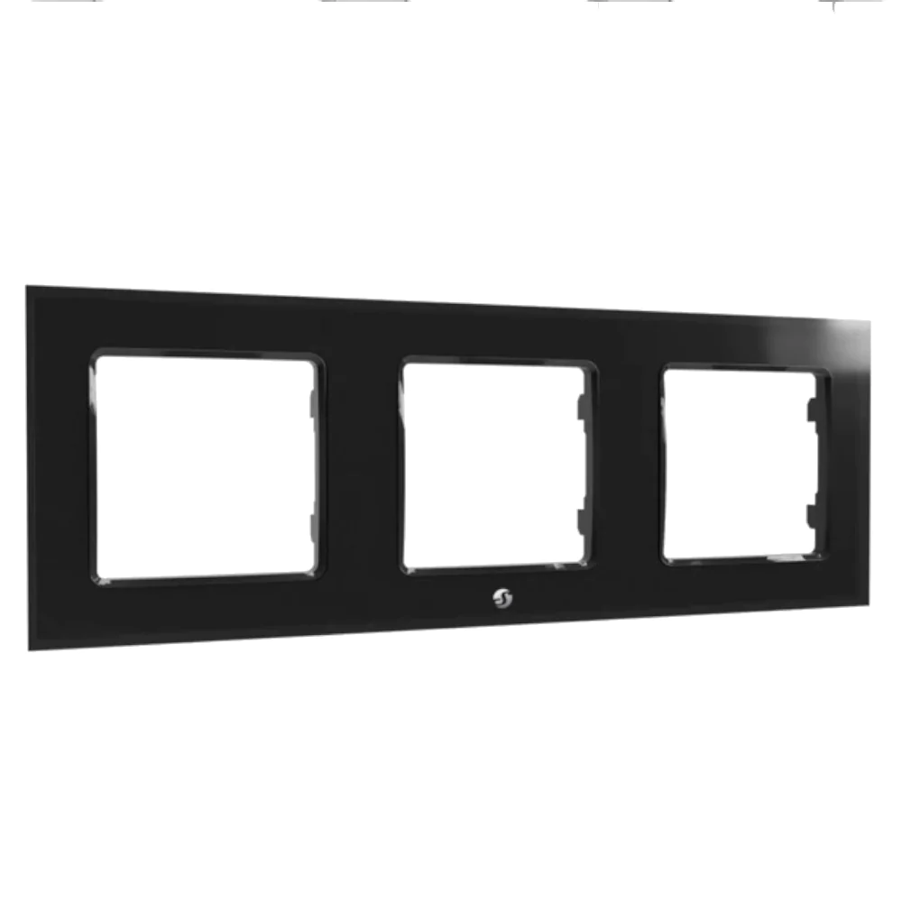 Shelly WF3 preto moldura para Shelly Wall Switch Módulo para relé Shelly
