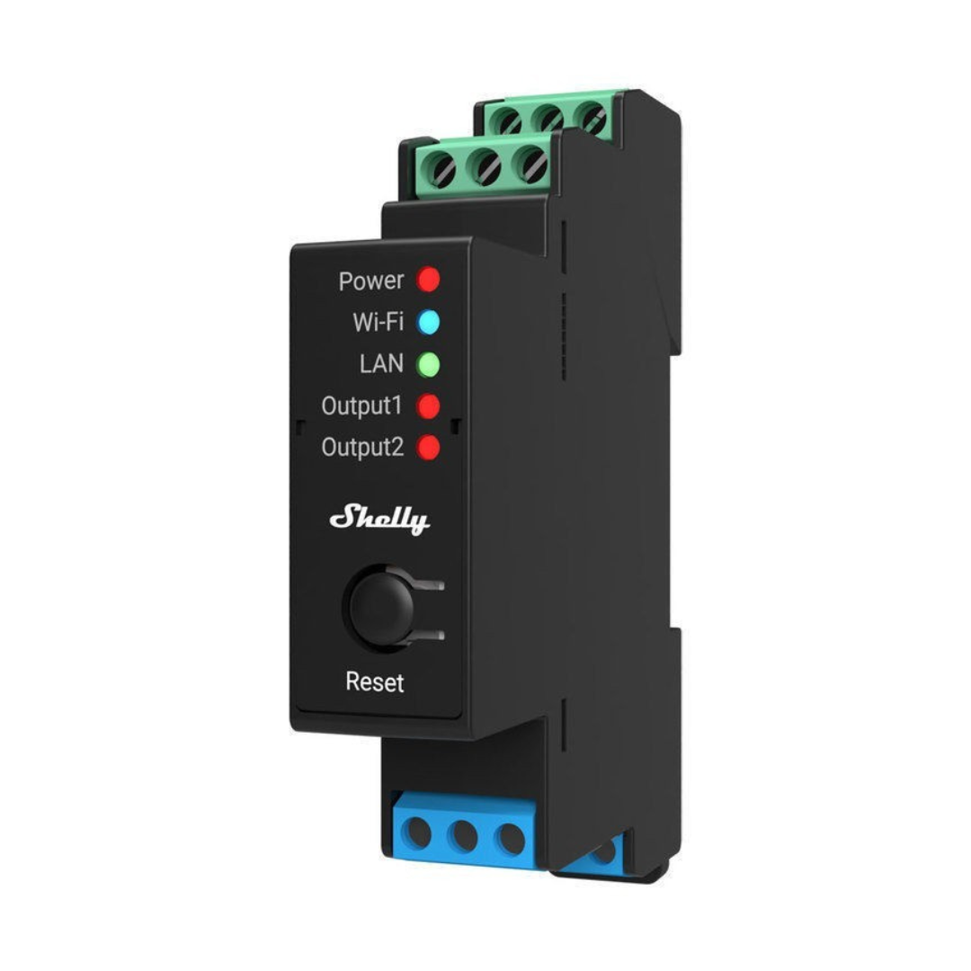 Shelly 2PM Pro - Módulo WiFi/BT/LAN - Smartify - Casa Inteligente - Smart Home - Domotica - Casas Inteligentes