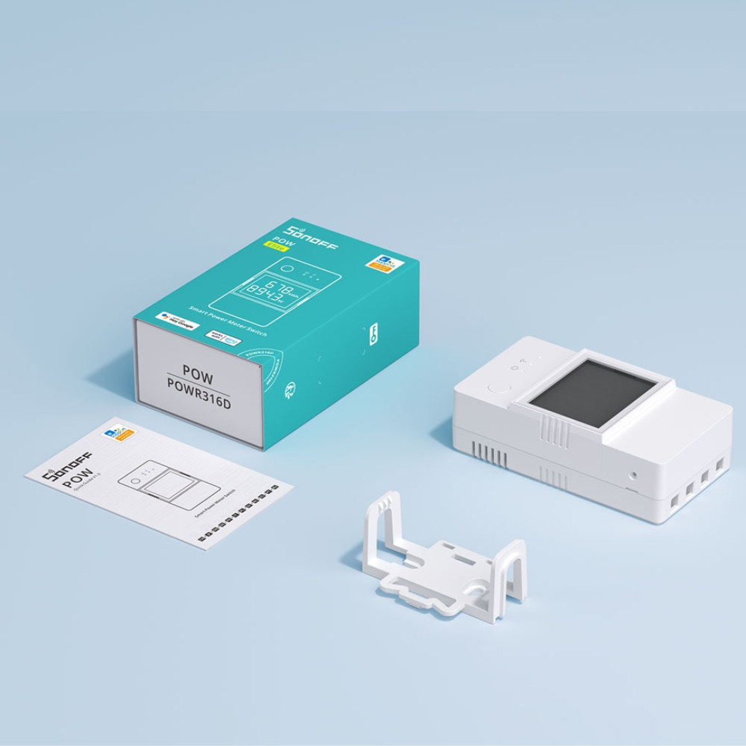 SONOFF POW ELITE 20A - Módulo de Energia Inteligente WiFi - Smartify - Casa Inteligente - Smart Home - Domotica - Casas Inteligentes