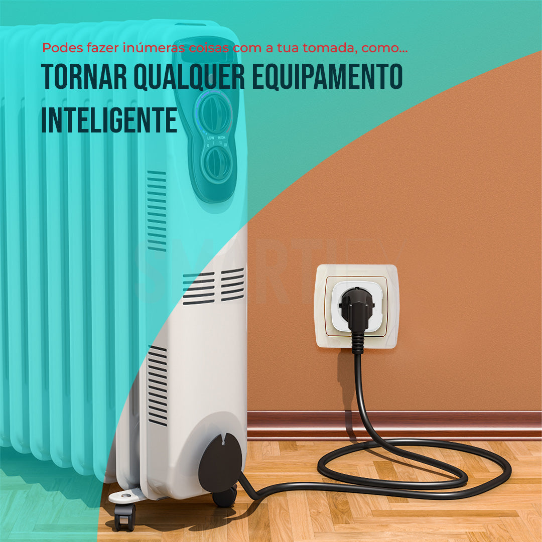 Tomada Inteligente Portátil 16A 3500W WiFi Smartify - Smartify - Casa Inteligente - Smart Home - Domotica - Casas Inteligentes