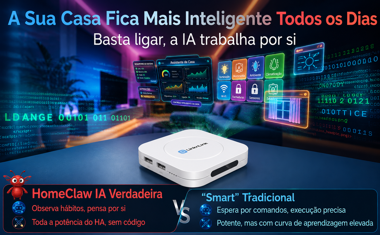 LinknLink HomeClaw ZB - Gateway IA Zigbee WiFi