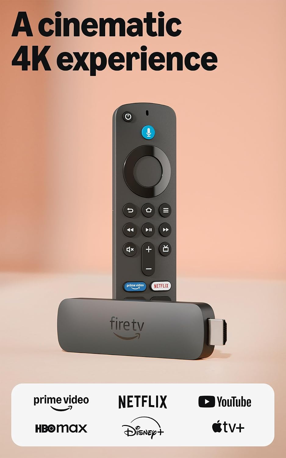 Amazon Fire TV Stick 4K Plus - Streaming 4K Dolby Atmos
