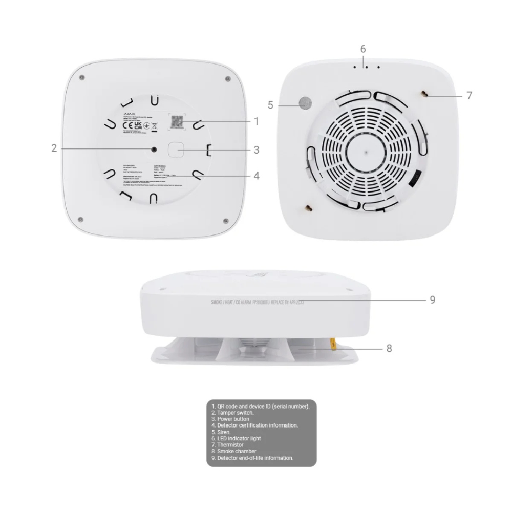 O FireProtect 2 é um detector de nova geração, desenvolvido para garantir a máxima segurança contra incêndios em habitações. A sua câmara de fumo exclusiva dispensa limpezas frequentes, o sensor de duplo espectro distingue fumo de vapor, o termístor reage rapidamente à combustão de materiais sintéticos e o software avançado reduz drasticamente os alarmes falsos. Com um design elegante, instalação simples e configuração intuitiva através da aplicação, o processo de montagem é rápido e eficaz. Tudo de acordo 