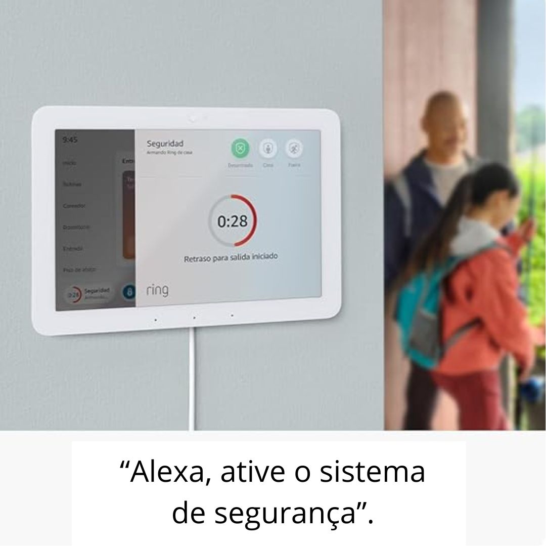 O Echo Hub é um painel Alexa revolucionário, concebido para simplificar a gestão dos dispositivos da tua casa digital.