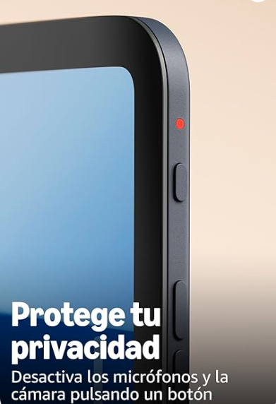 O Amazon Echo Show 8 (última geração) oferece uma experiência ainda mais potente e imersiva, graças ao seu novo ecrã HD de 8,7", agora com 15% mais área útil do que o modelo de 2023.