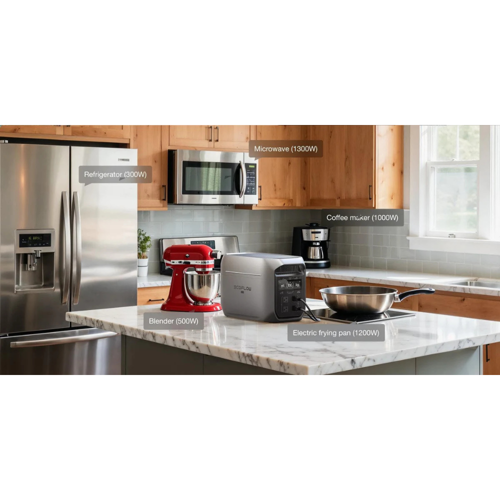 A EcoFlow DELTA 3 Max Plus é uma estação de energia portátil de alto desempenho, ideal para alimentar dispositivos exigentes em casa, no trabalho ou durante atividades ao ar livre.