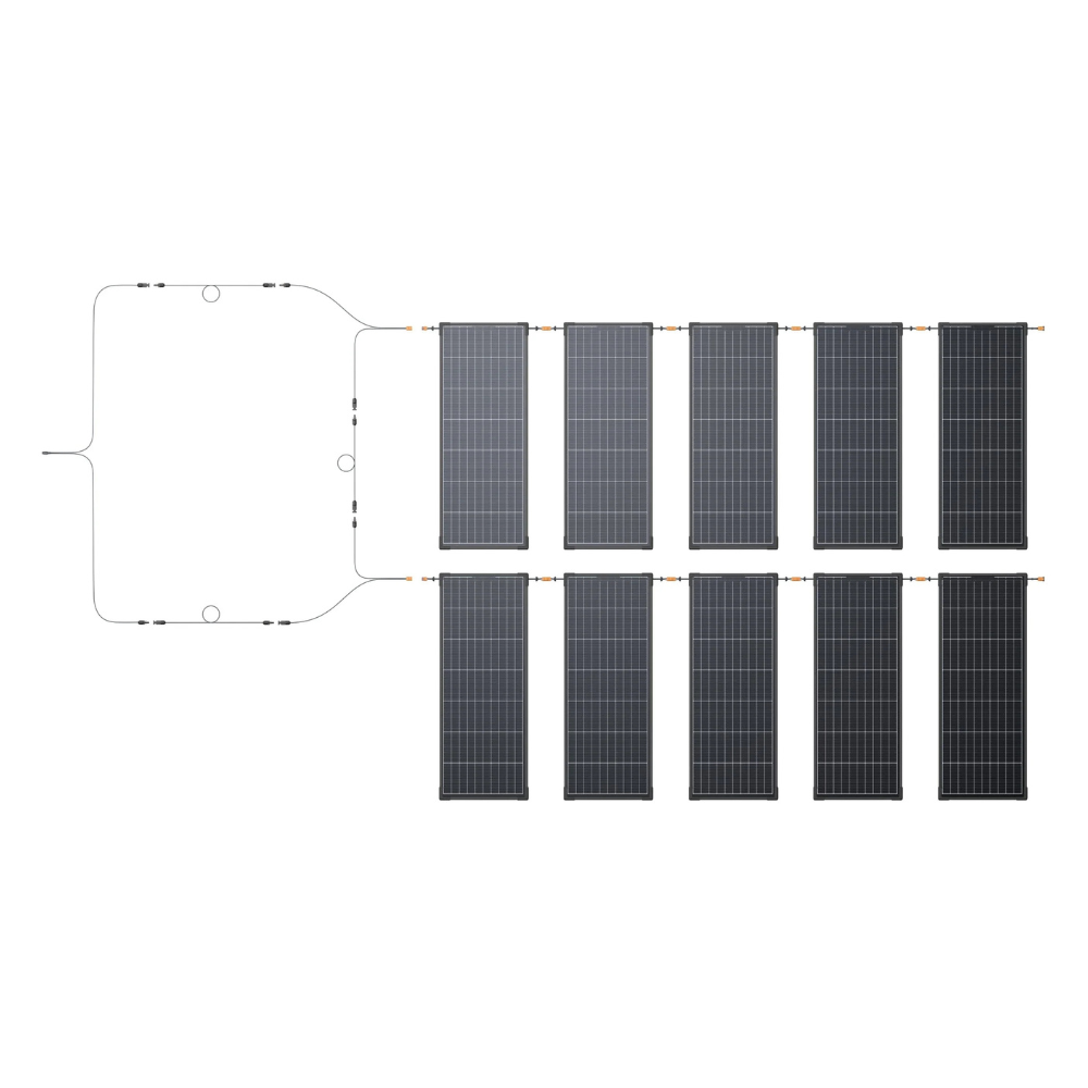 Ecoflow 2x Paineis Solares Rígidos 130W - RVMax 130w (2 peças)