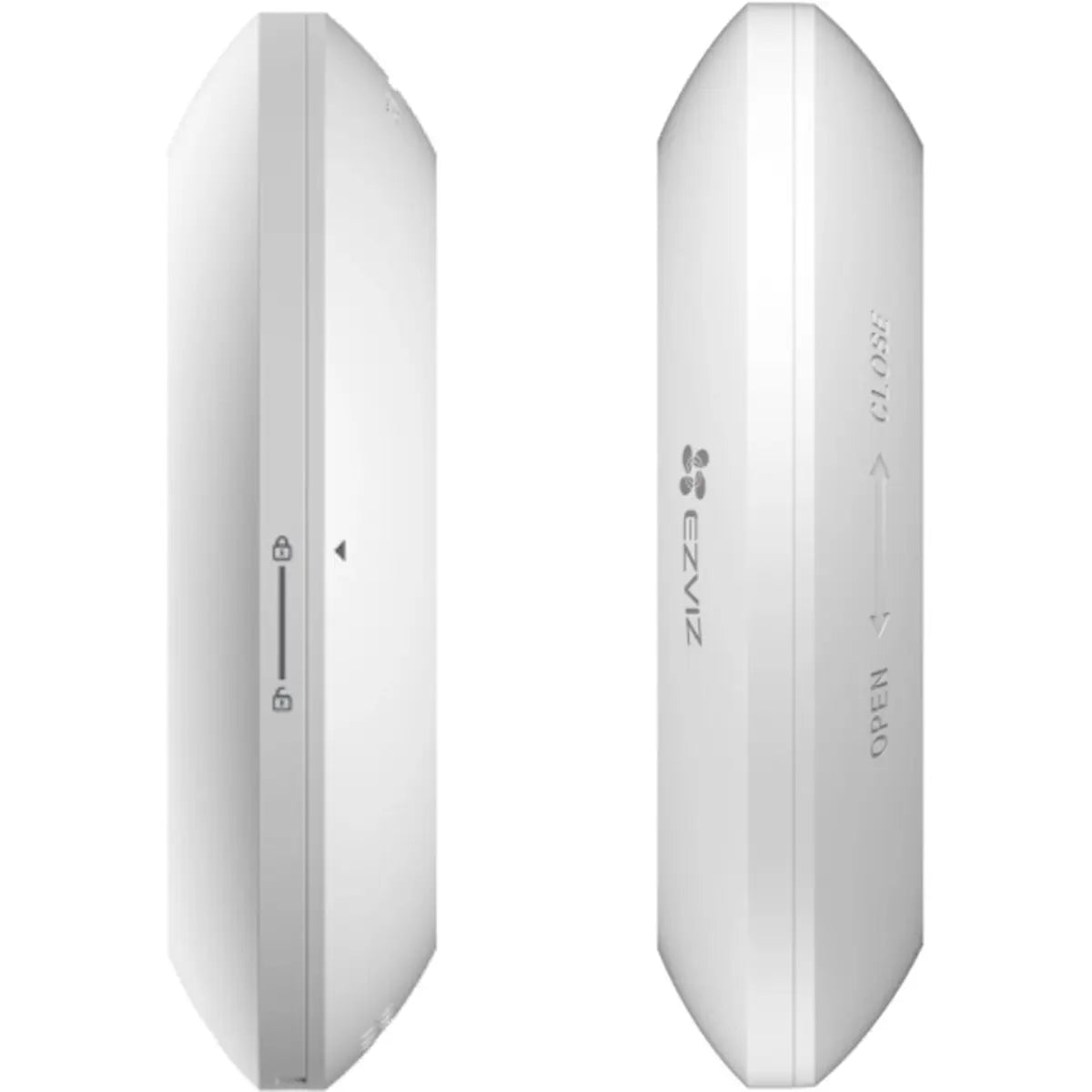  EZVIZ T51C utiliza um sensor digital de alta precisão para fornecer dados exatos sobre o ambiente da tua casa. Com ecrã grande de 1.8 polegadas, podes consultar temperatura e humidade à distância ou diretamente no dispositivo. Alertas instantâneos na aplicação EZVIZ quando há alterações significativas.
