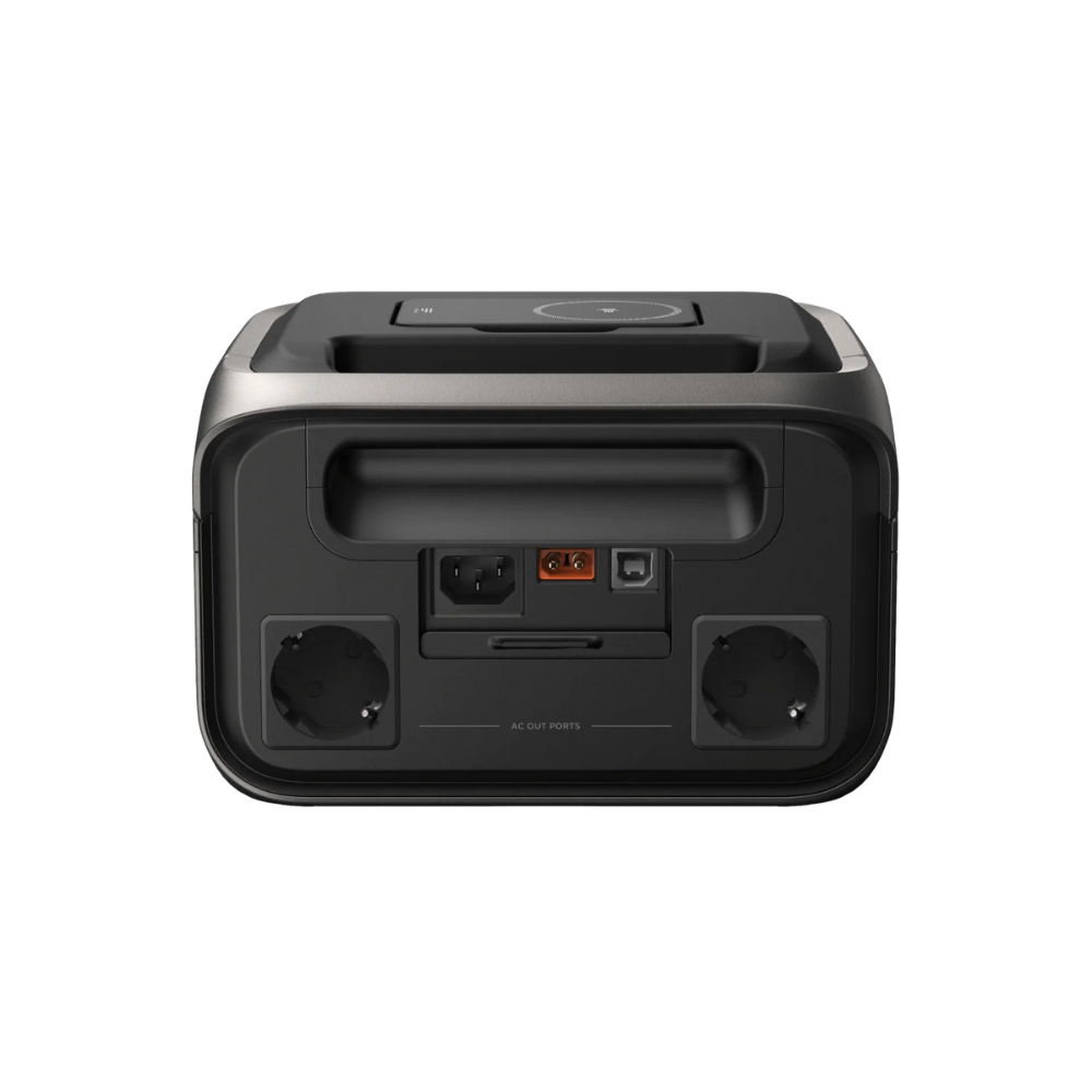 O RIVER 3 Max Plus (Wireless) foi concebido para te acompanhar em qualquer situação — seja como backup de energia em casa ou como companheiro nas tuas aventuras. O seu design modular integra um power bank RAPID (5000 mAh) destacável e permite expandir a capacidade com uma Bateria Extra, oferecendo uma versatilidade excecional. Leva apenas o power bank em deslocações, pescarias ou caminhadas e deixa a estação de energia no acampamento ou em casa. Se precisares de maior autonomia, basta adicionares a Bateria 