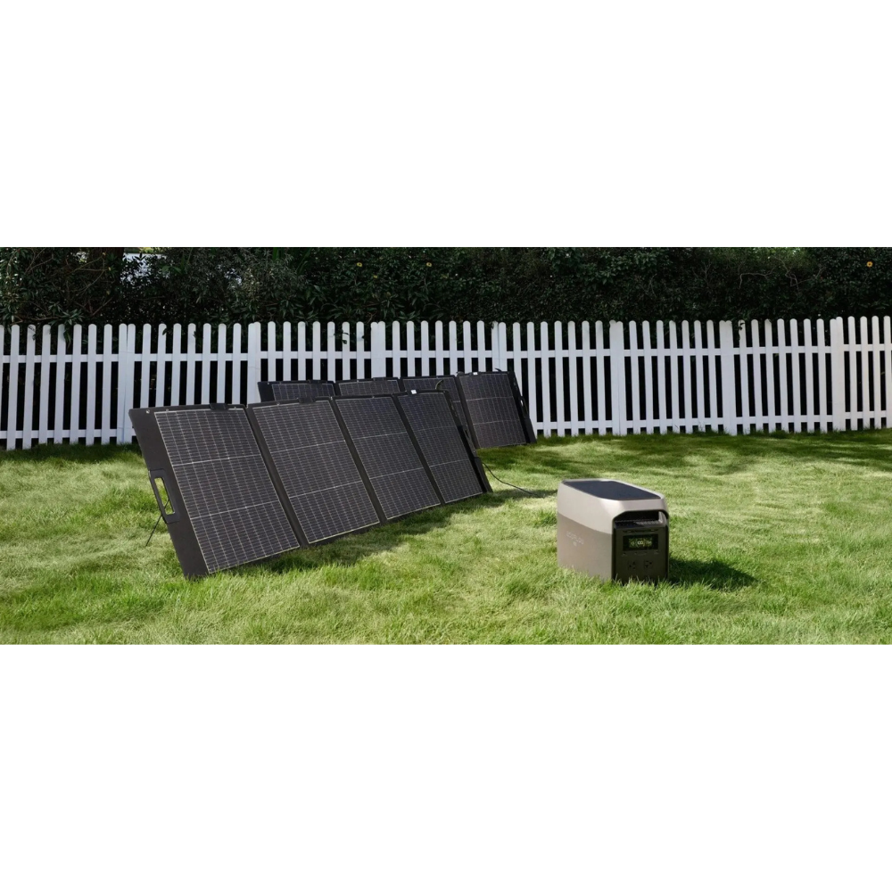 O EcoFlow DELTA 3 Max oferece uma potência impressionante e uma estabilidade ao nível da rede elétrica, com uma capacidade de 2048 Wh e uma saída CA de 2400 W (até 3400 W com o X-Boost™ 3.0). É a escolha ideal para backup doméstico, aventuras ao ar livre ou utilização profissional, garantindo um desempenho fiável em qualquer situação.