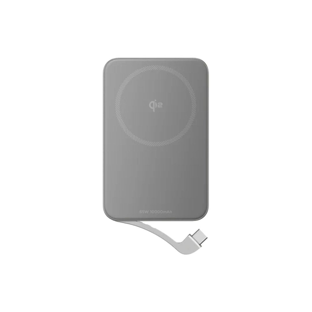 O EcoFlow RAPID Magnetic Power Bank possui uma capacidade de 10000mAh e é ideal para recarregar dispositivos em qualquer lugar.