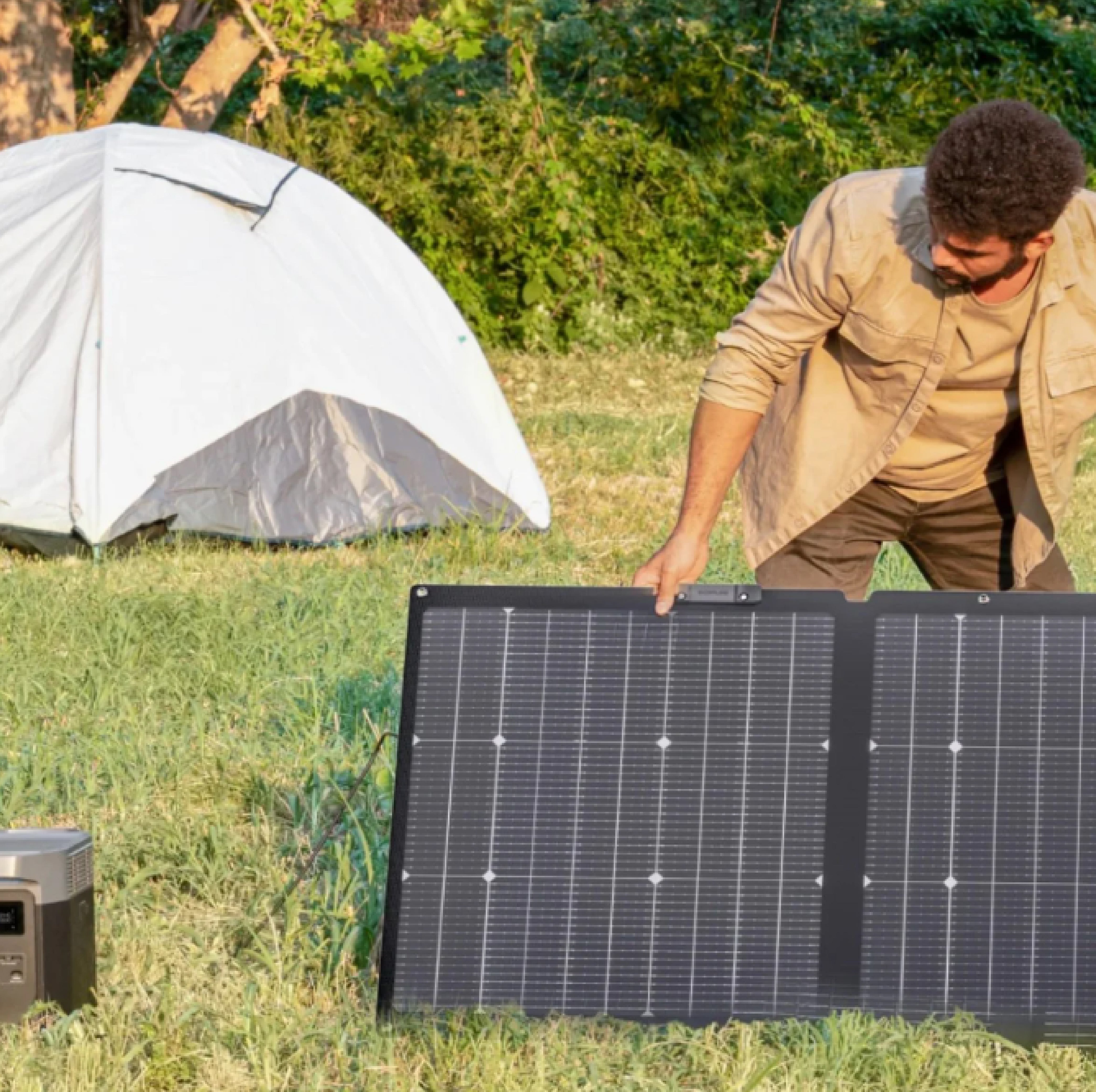 Ecoflow Painel Solar Portátil 220W Bifacial Next Gen - Ecoflow SOLAR220WNG - Smartify - Casa Inteligente - Smart Home - Domotica - Casas Inteligentes