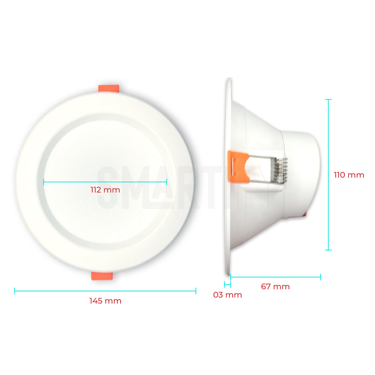 Foco LED Inteligente Smart Zigbee Smartify, permite regular entre brancos frios e quentes, entre 16M cores diferentes e ainda regulação de intensidade.